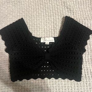 Vintage Havana crochet crop top